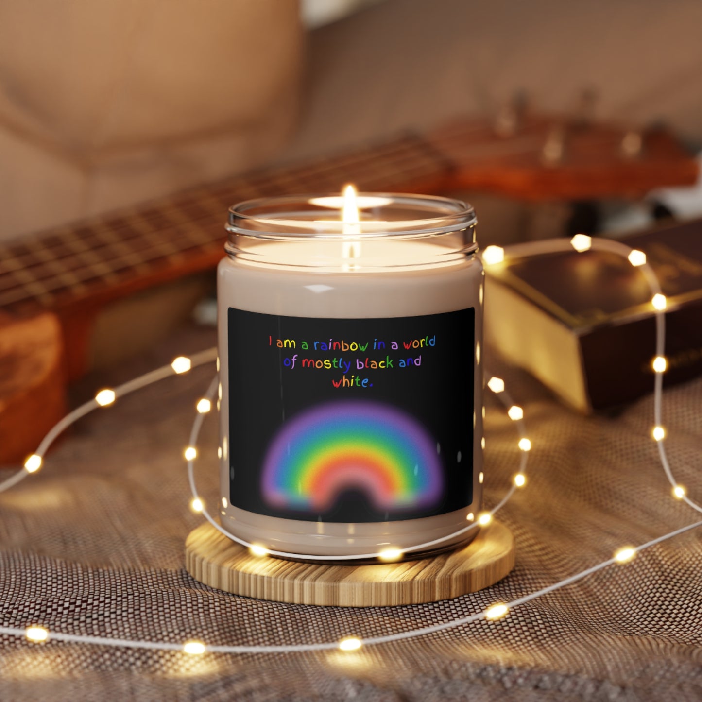 Rainbow Affirmation Candle - Snark & Serenity