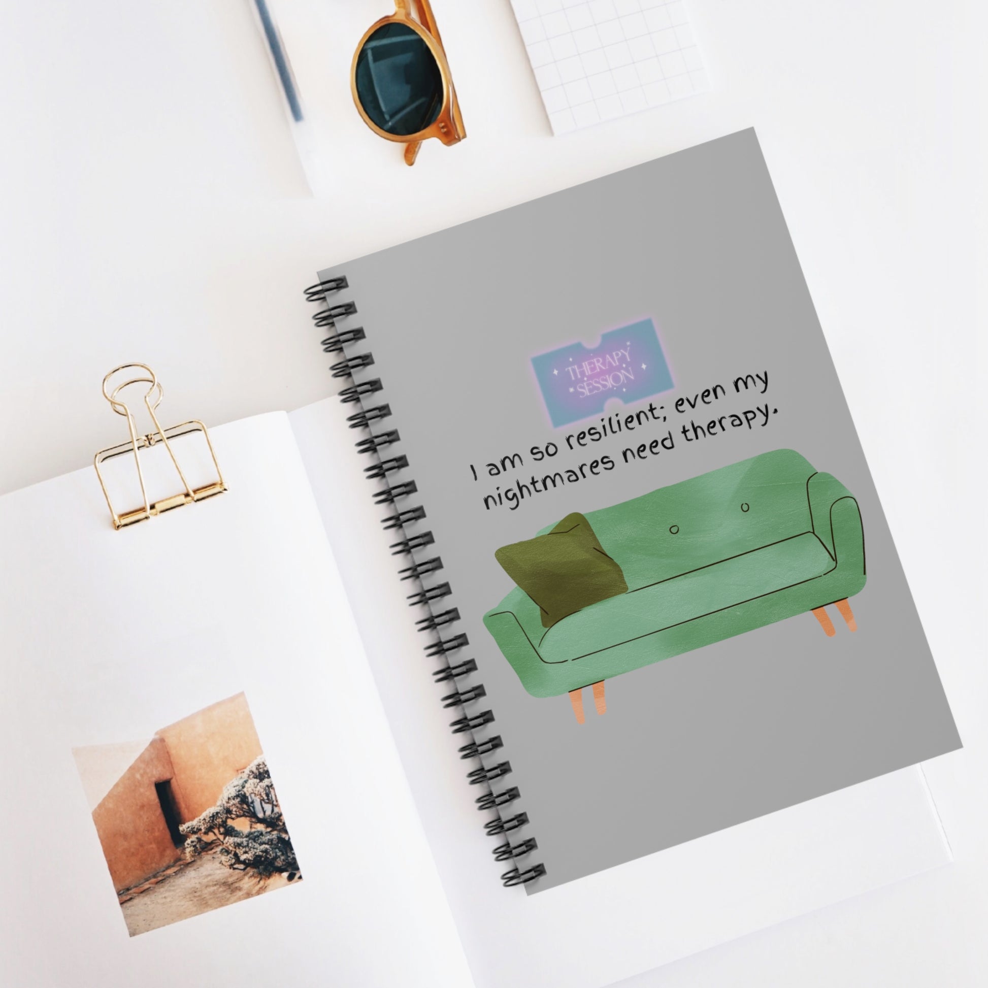 Sarcastic Affirmation Notebook - Snark & Serenity