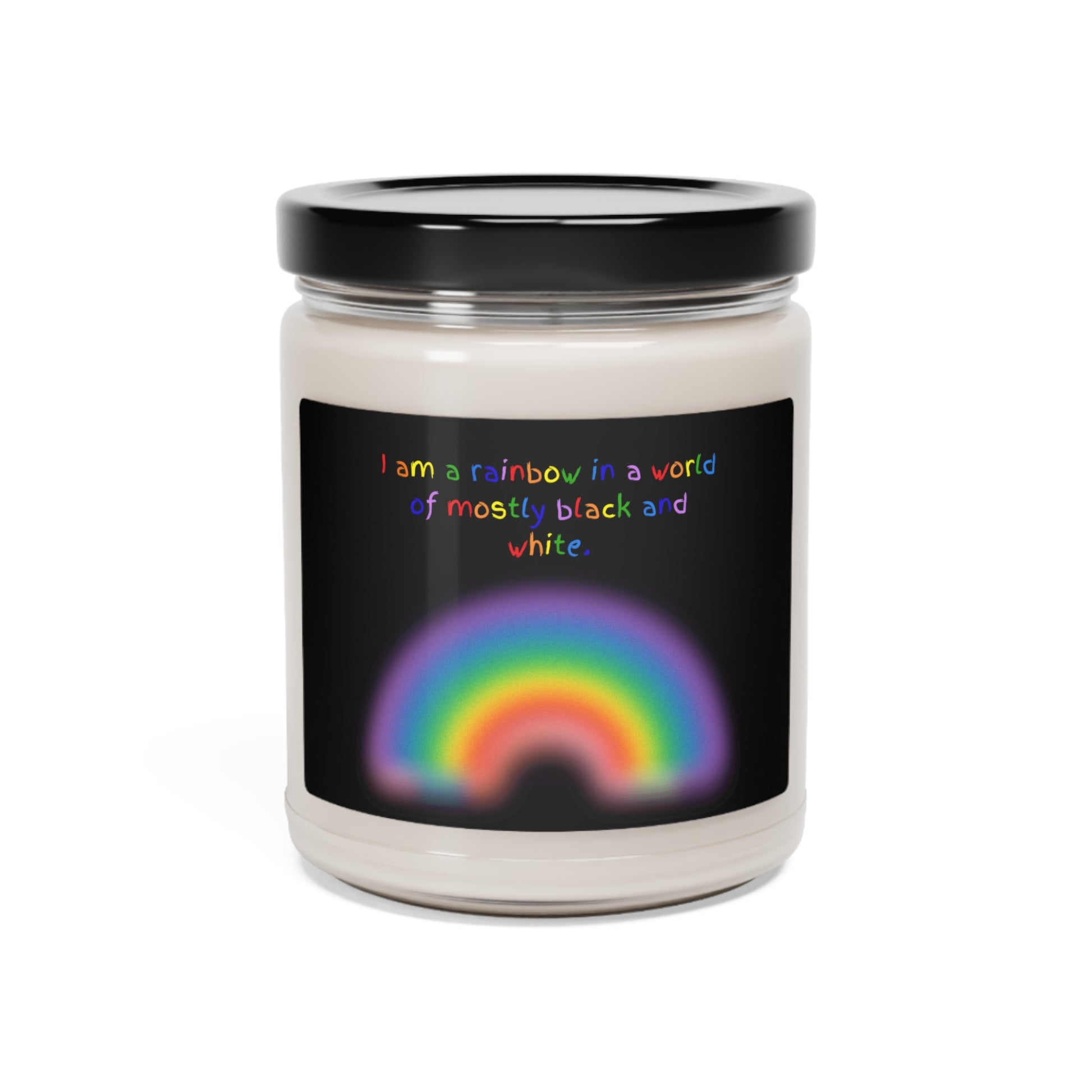 Rainbow Affirmation Candle - Snark & Serenity