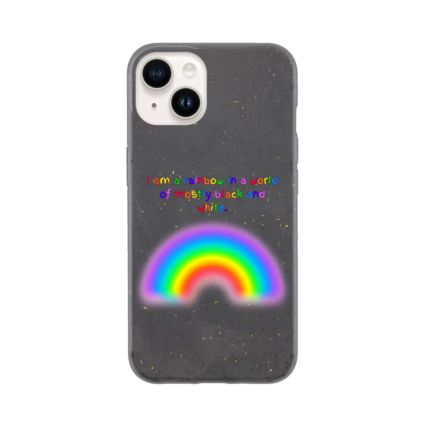 Rainbow Affirmation Eco-Friendly iPhone Case - Snark & Serenity